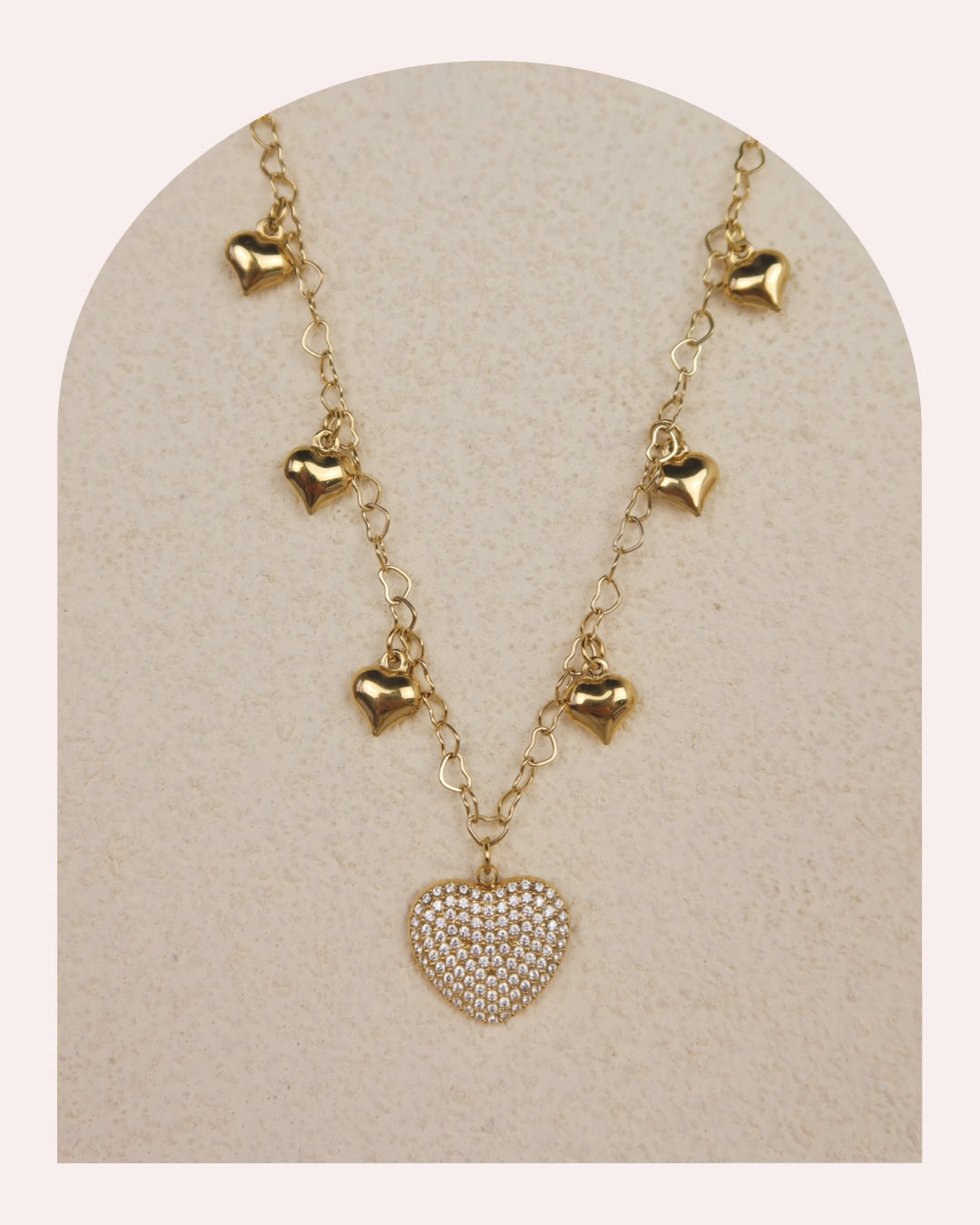 Collana Sonaglio Cuori