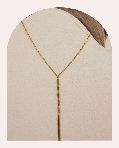 Collana Line Intrecciata