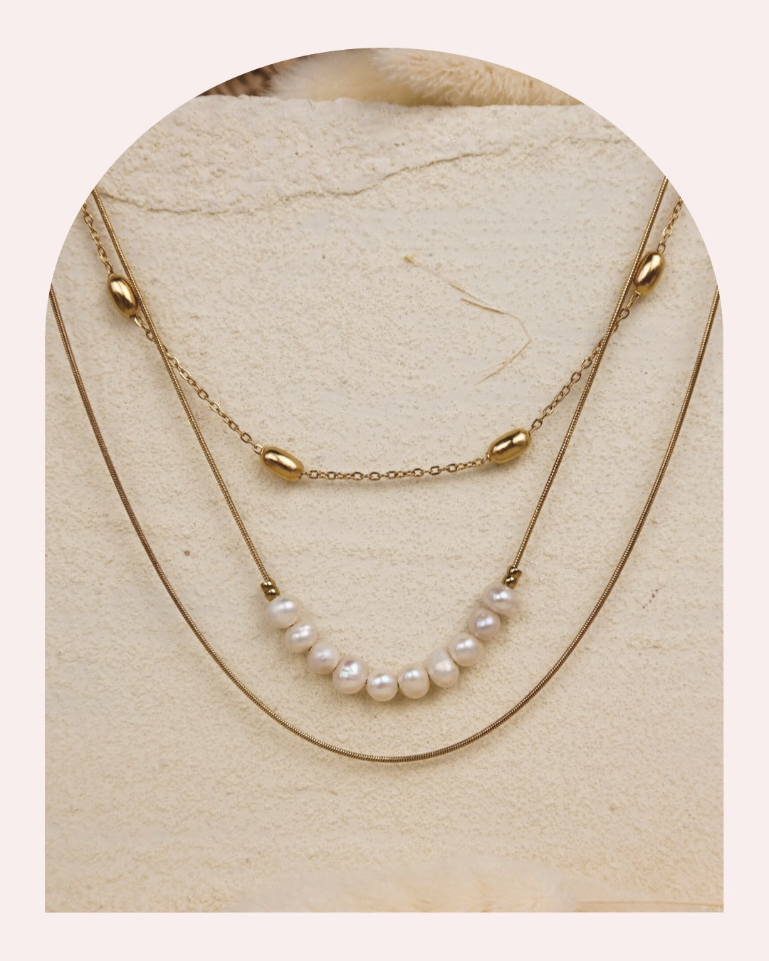 Set 3 Collane Creamy