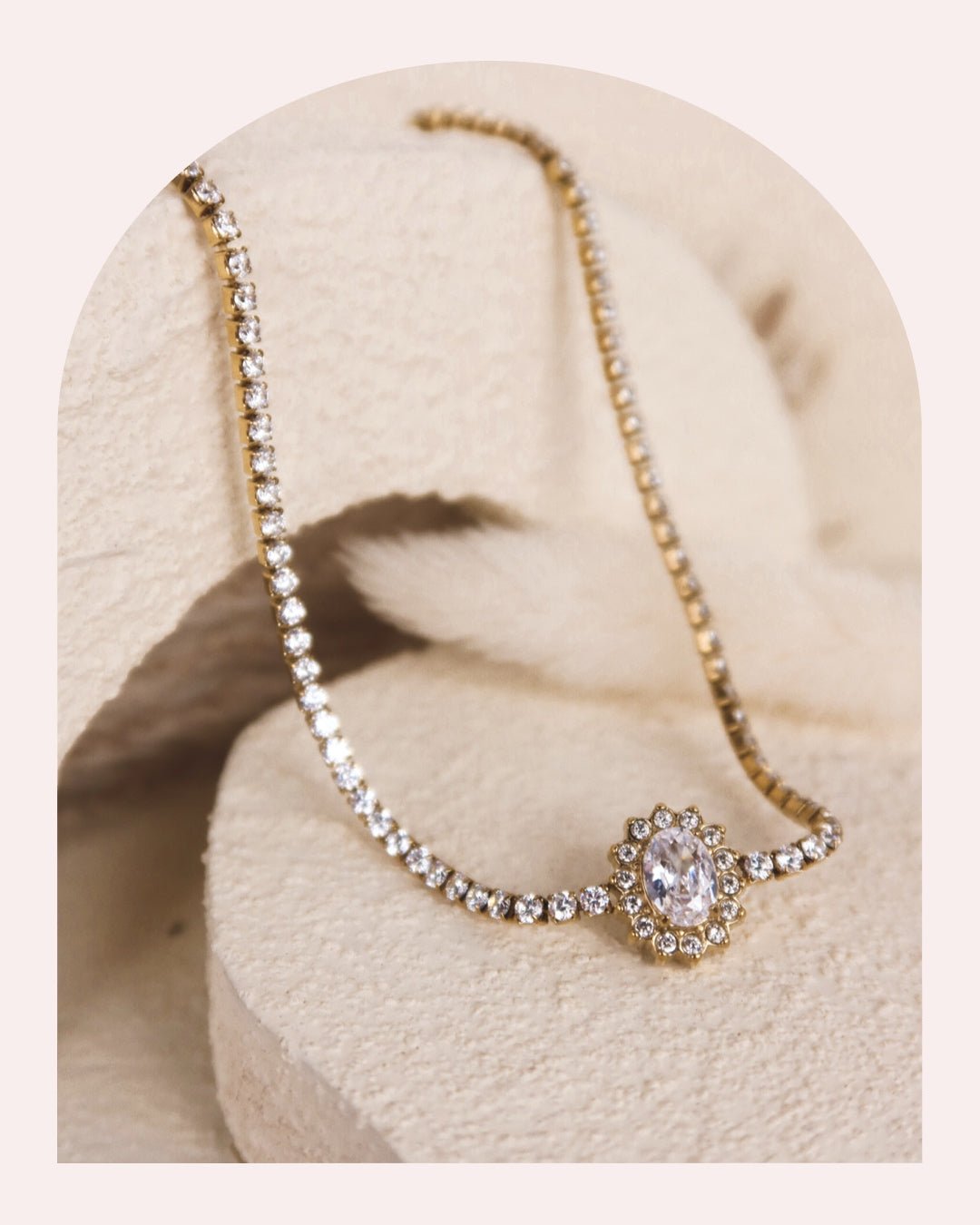 Collana Tennis Kate Con Cursore