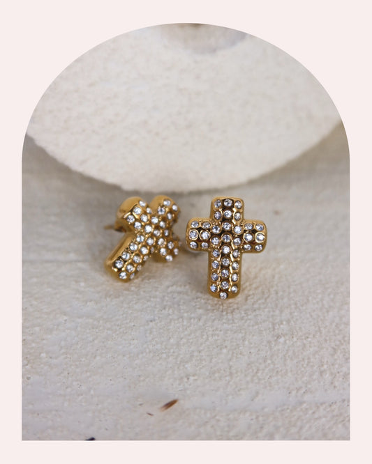 Orecchini Cross