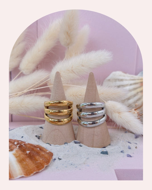 Anello Triple Line
