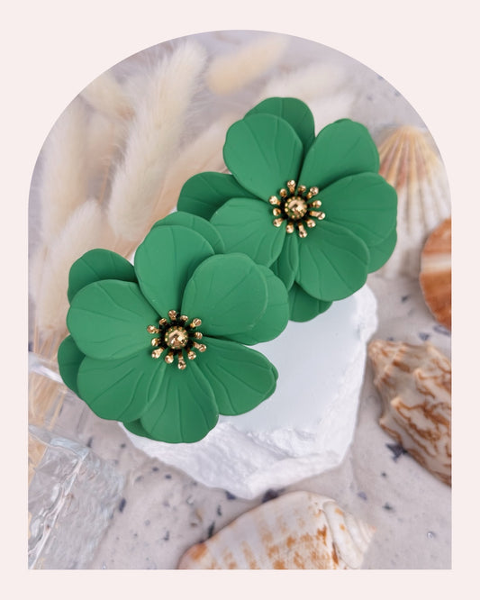 Orecchini Camelia Green