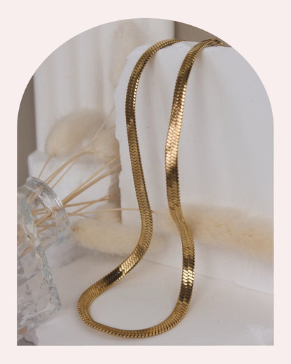 Collana Snake Piatta