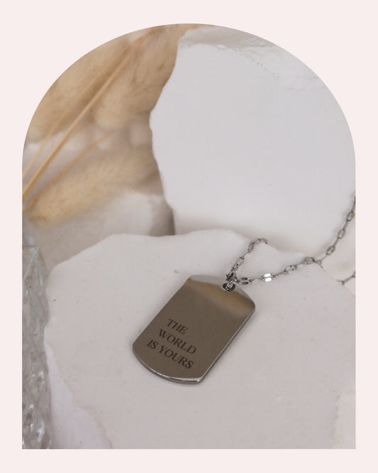 Collana Targhetta Personalizzabile