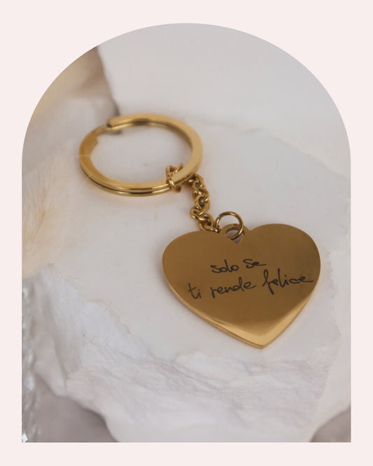 Portachiavi Cuore Personalizzabile