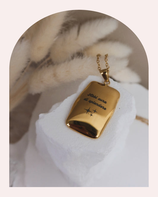 Collana Abbi Cura Di Splendere Personalizzabile