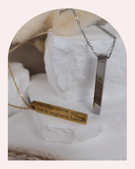 Collana Lingotto Personalizzabile
