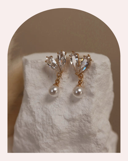Orecchini Cuori Di Cristallo