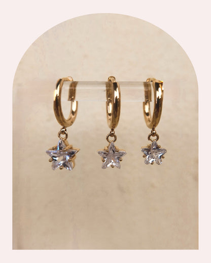 Set 3 Orecchini Stardust