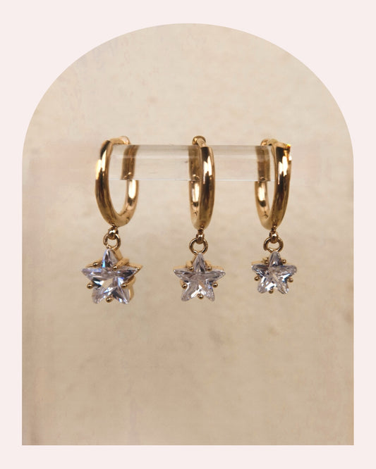 Set 3 Orecchini Stardust