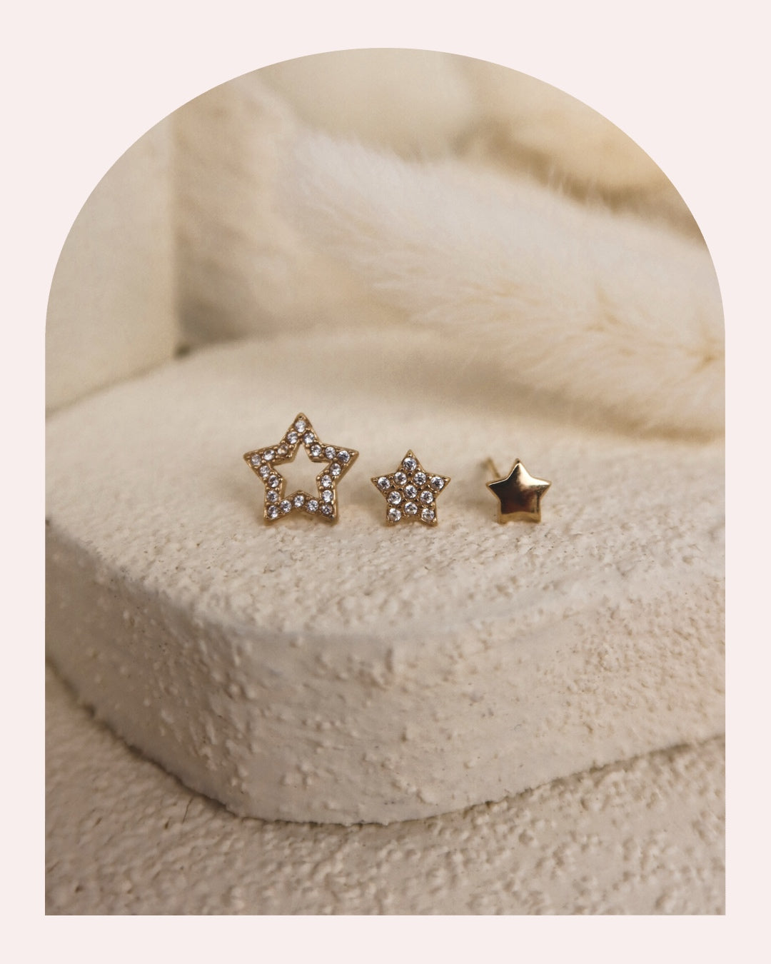 Set 3 Orecchini Stelline