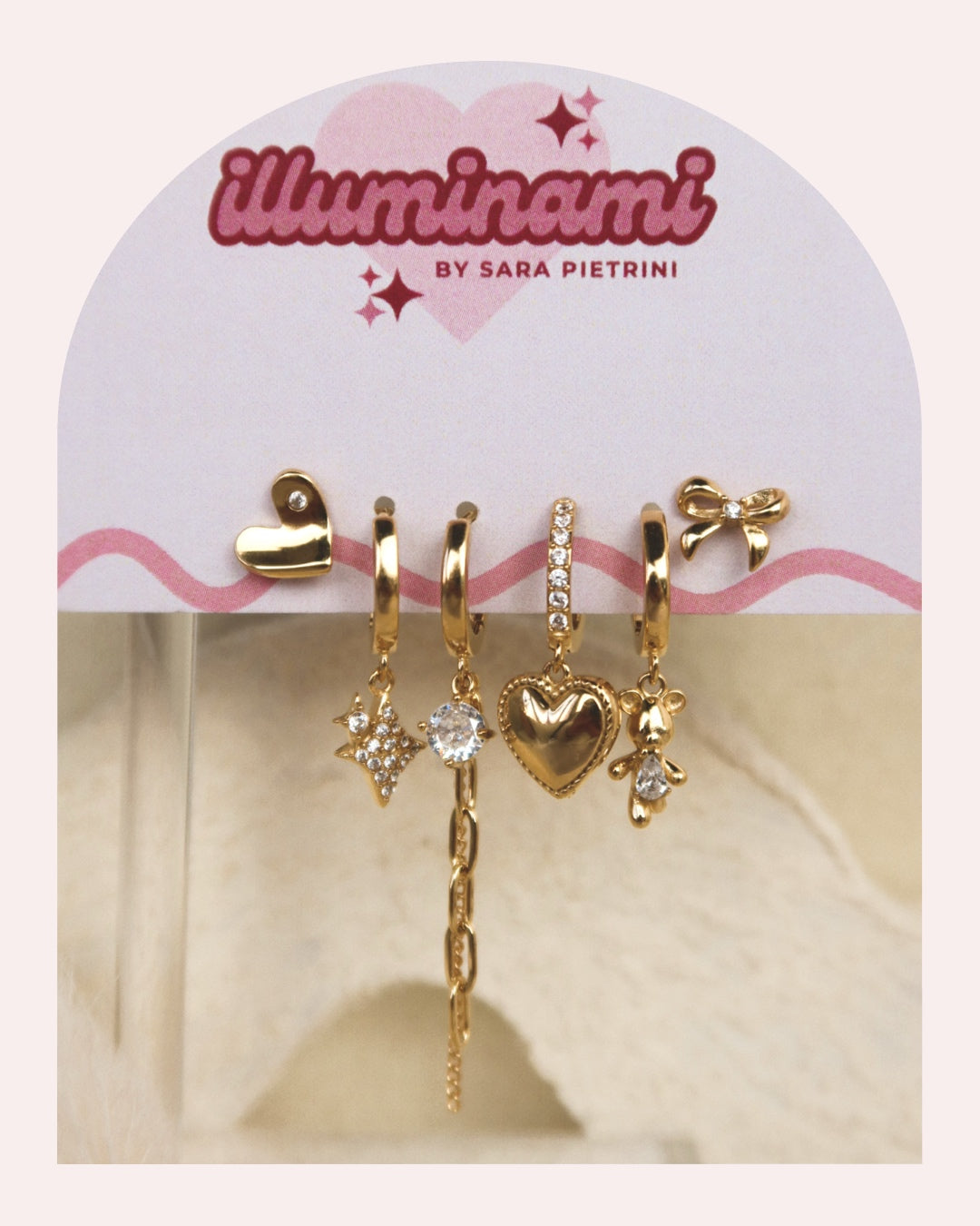 Set 6 Orecchini Dolce Scintilla