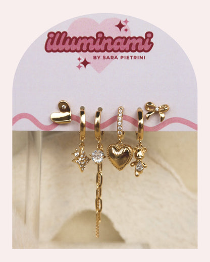 Set 6 Orecchini Dolce Scintilla