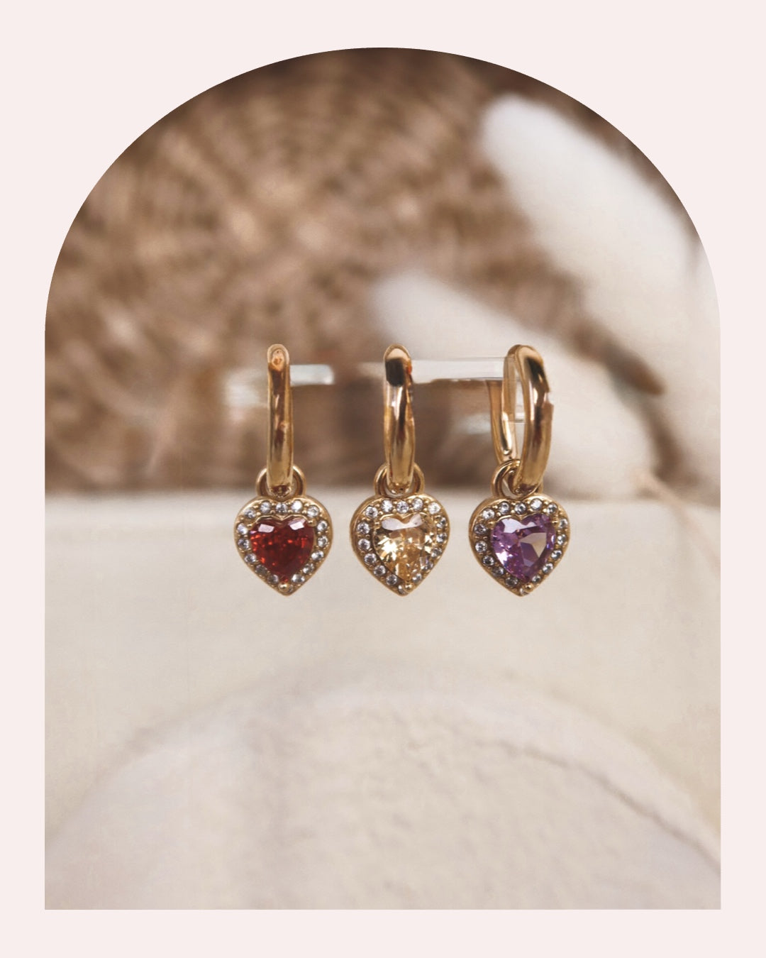 Orecchino Singolo Color Heart