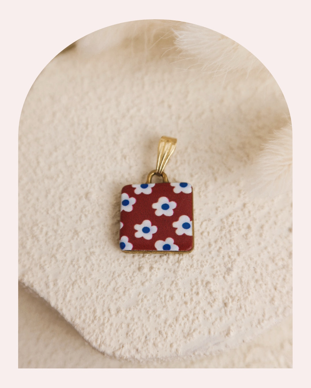 Charm Medaglia di Fiori