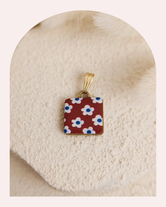 Charm Medaglia di Fiori