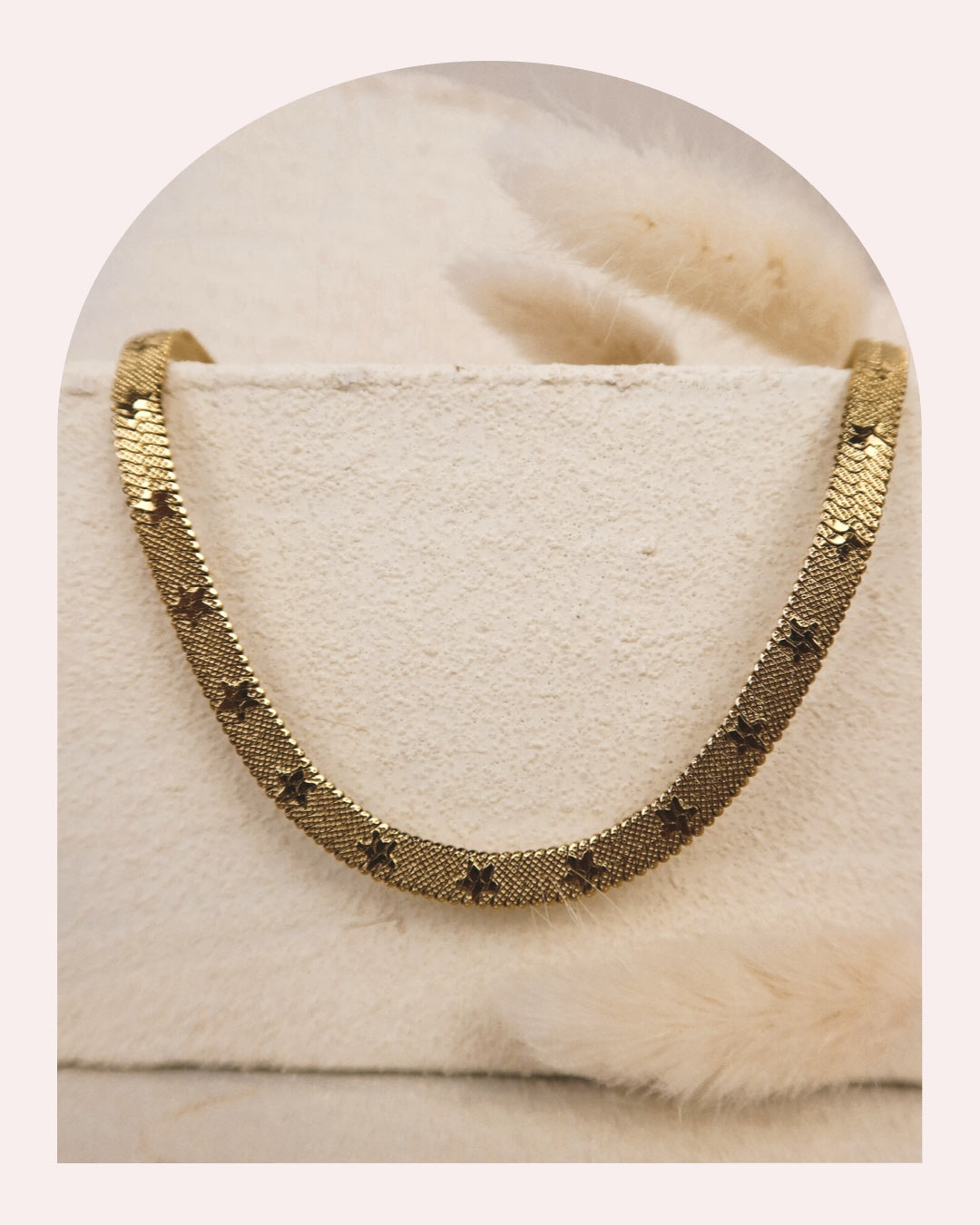 Collana Snake Piatta Stelle