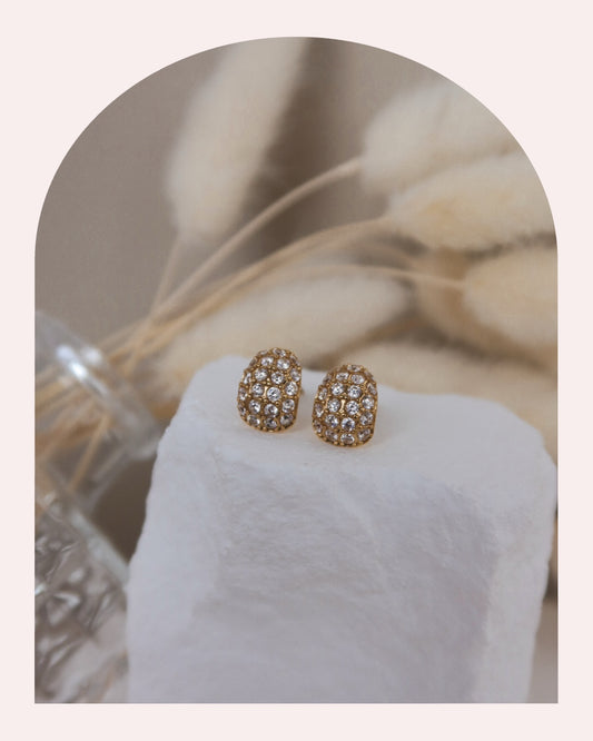 Orecchino Singolo Glassy Oval