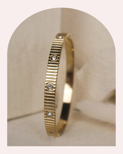 Bracciale Rigido Eternity Plissé