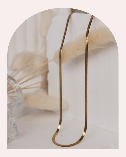 Collana Snake Piatta Micro