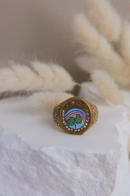 Anello Sigillo Simbolic