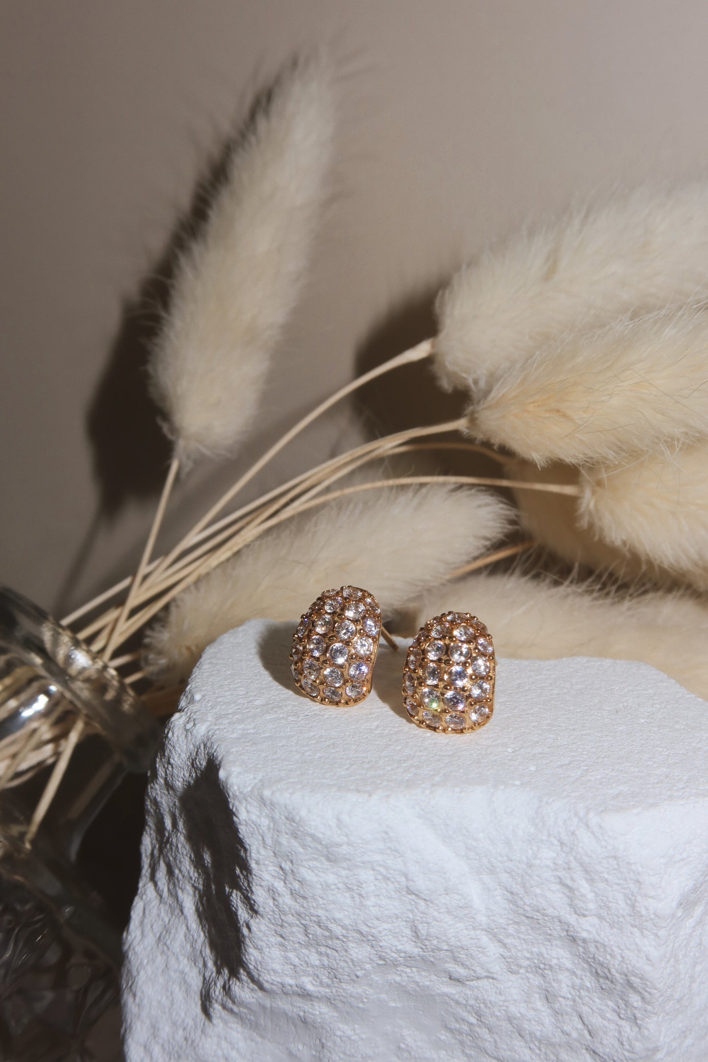 Orecchino Singolo Glassy Oval