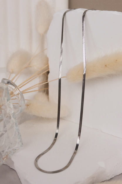 Collana Snake Piatta Micro