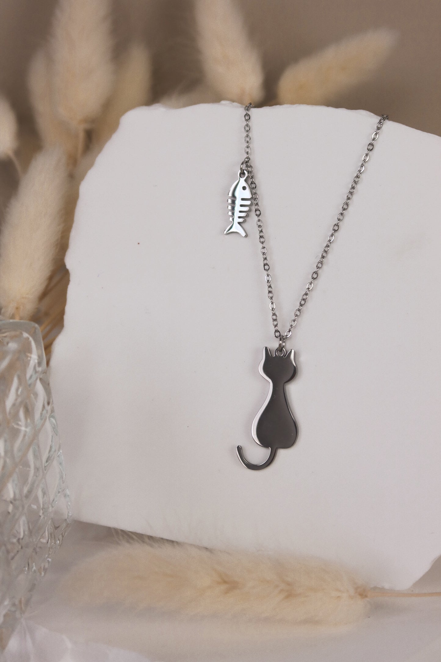Collana Gattino Personalizzabile