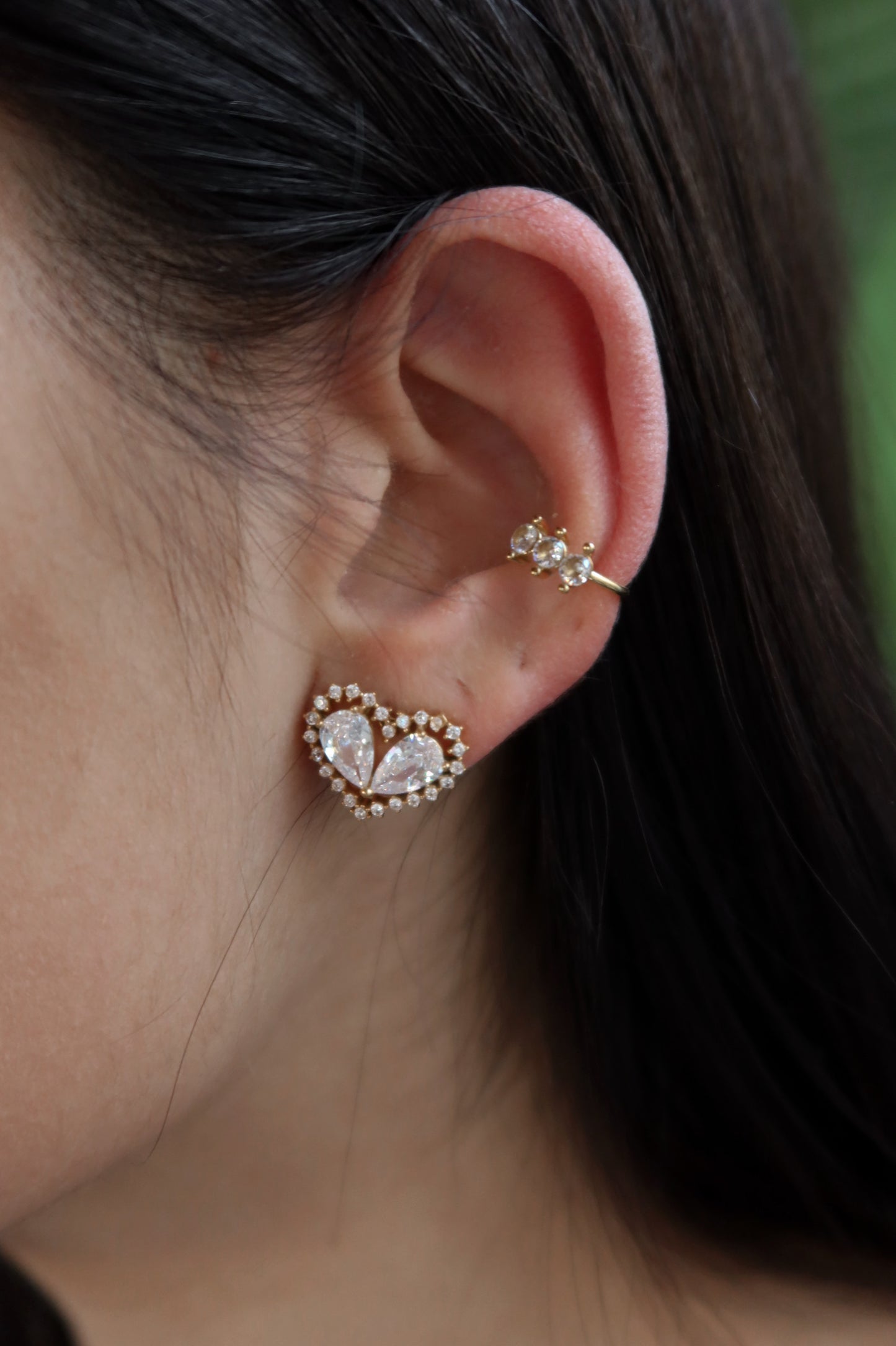 Orecchini Cristal Heart