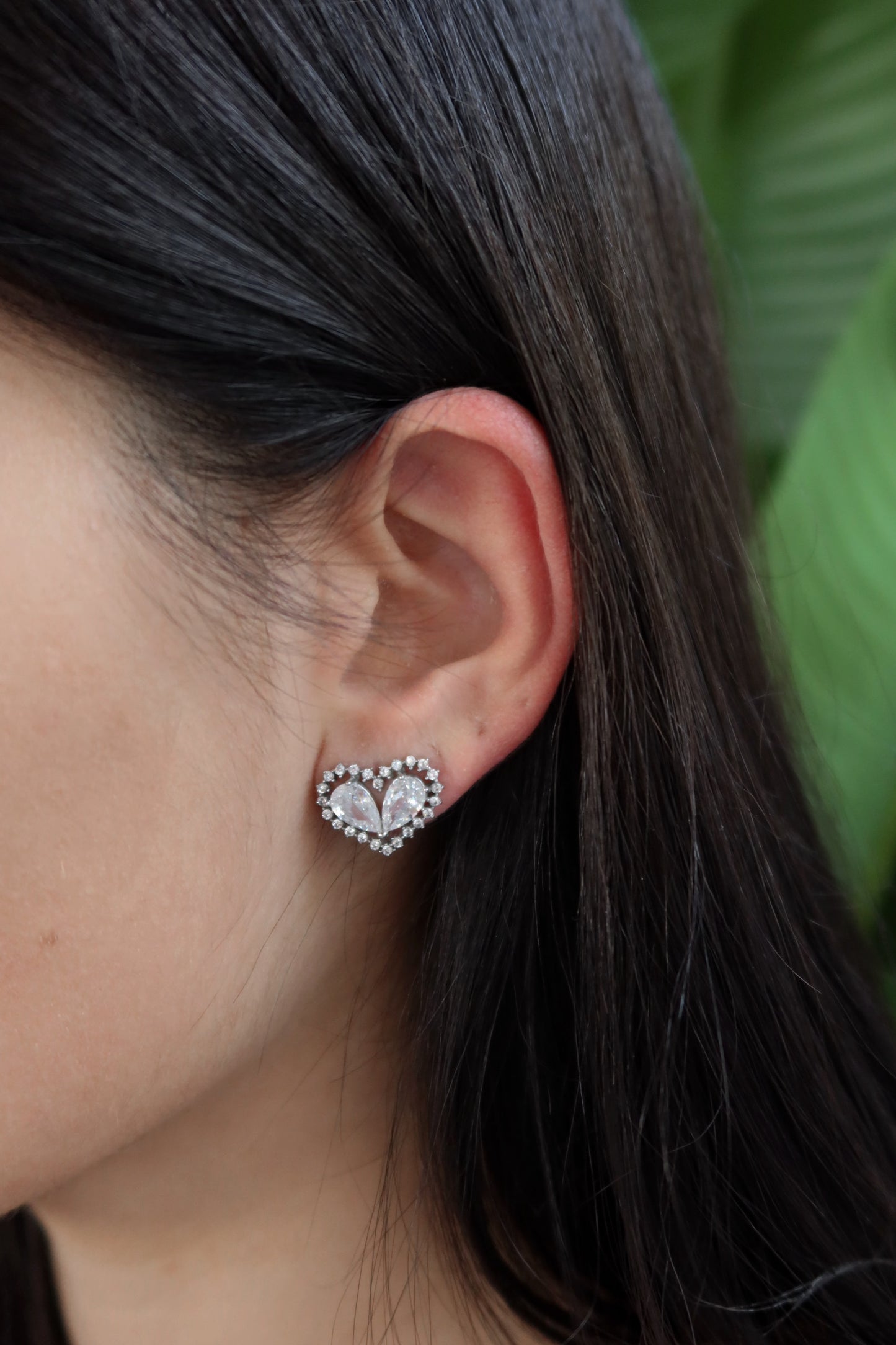 Orecchini Cristal Heart