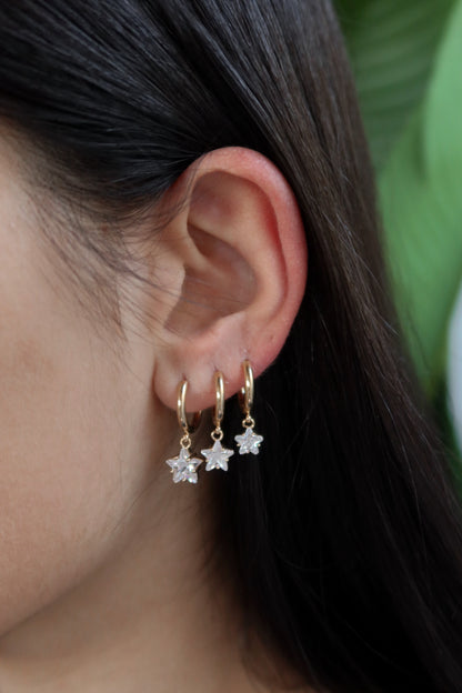 Set 3 Orecchini Stardust