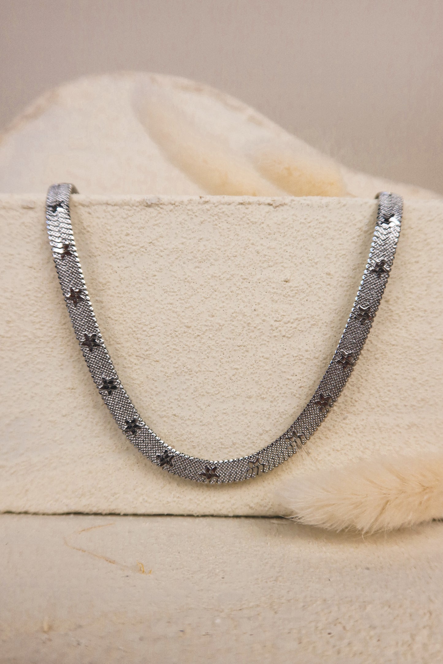 Collana Snake Piatta Stelle