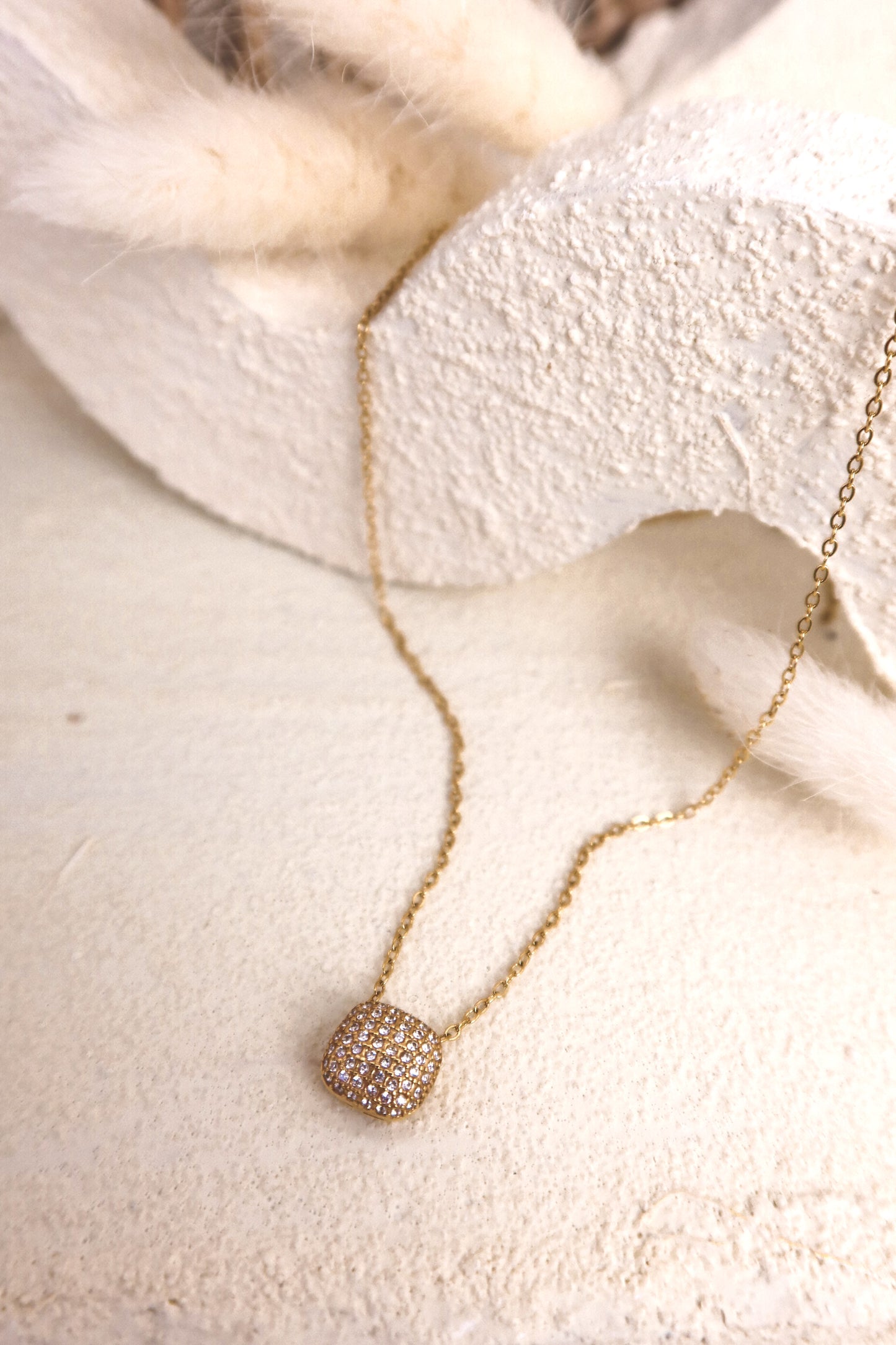 Collana Glassy Square