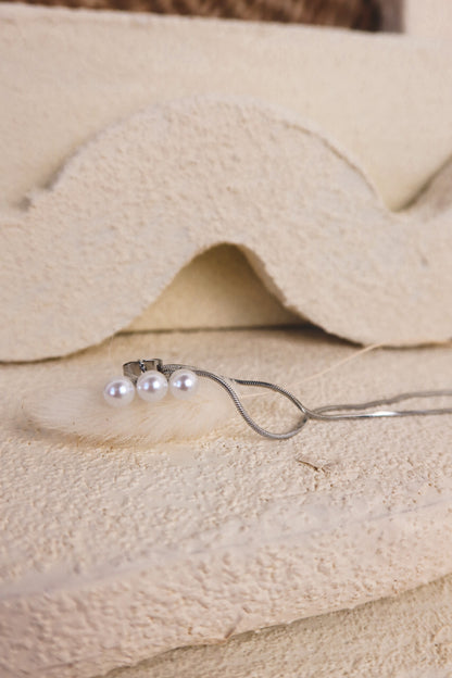 Orecchino Singolo Bianca