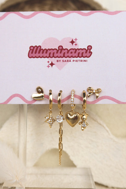 Set 6 Orecchini Dolce Scintilla