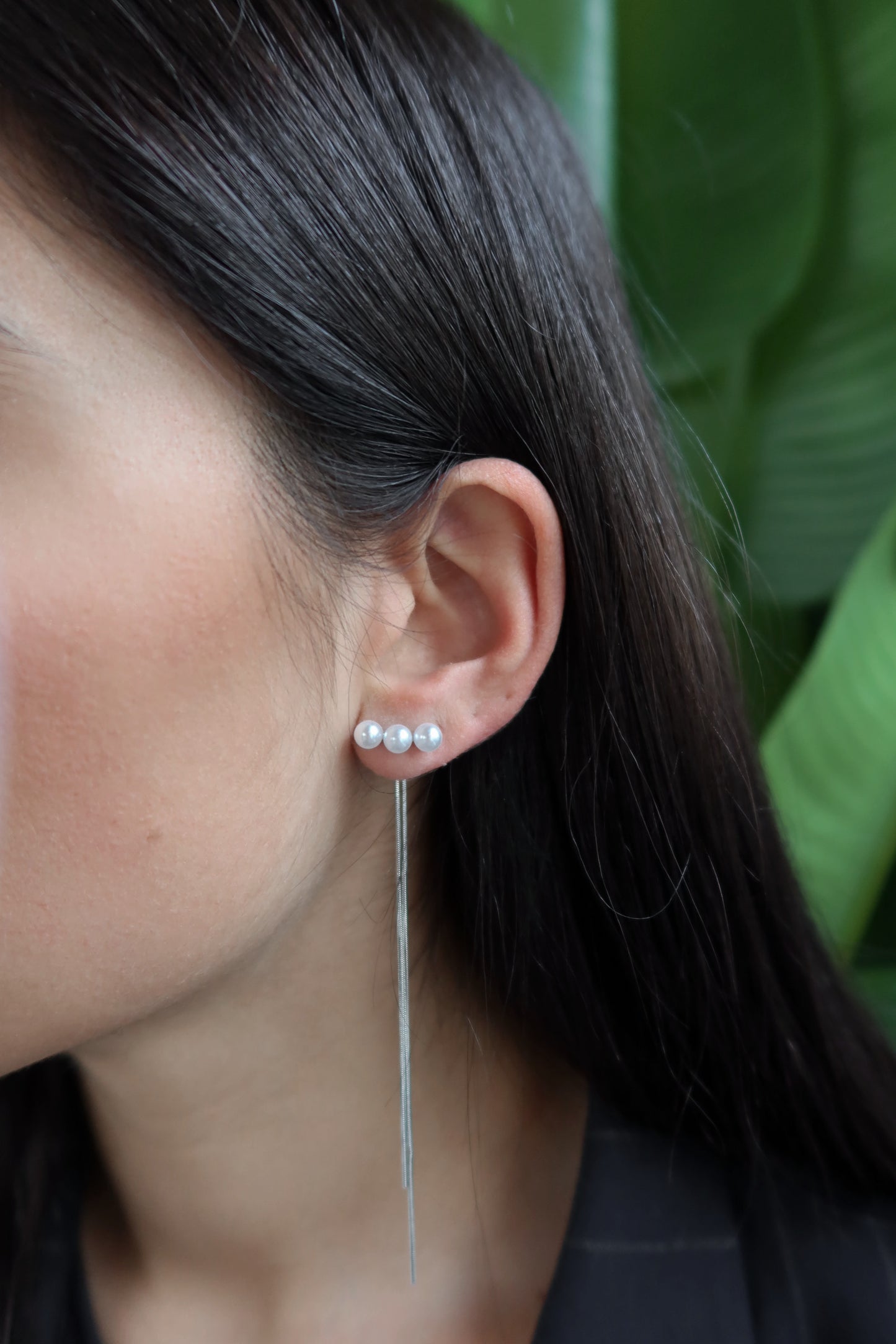 Orecchino Singolo Bianca