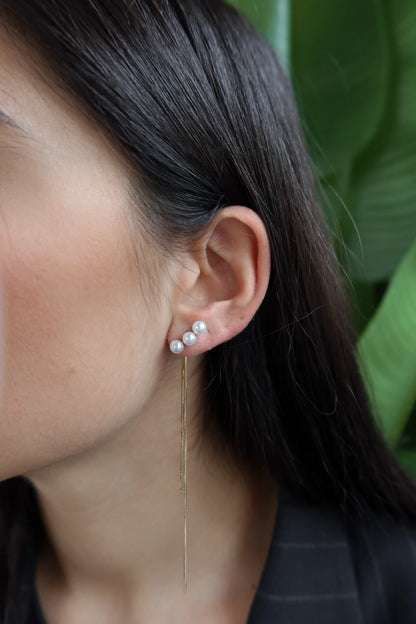 Orecchino Singolo Bianca