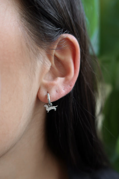 Orecchino Singolo Bassotto