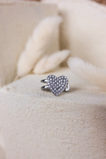 Earcuff Glitter Heart