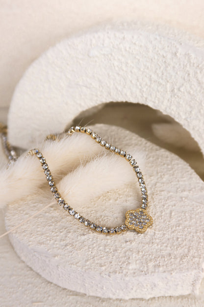 Collana Tennis Flower