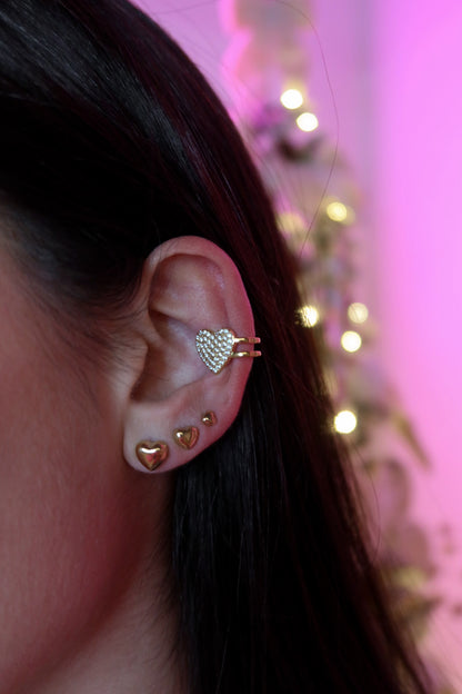 Earcuff Glitter Heart
