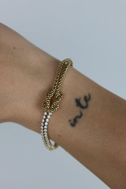 Bracciale Sparkling Knot