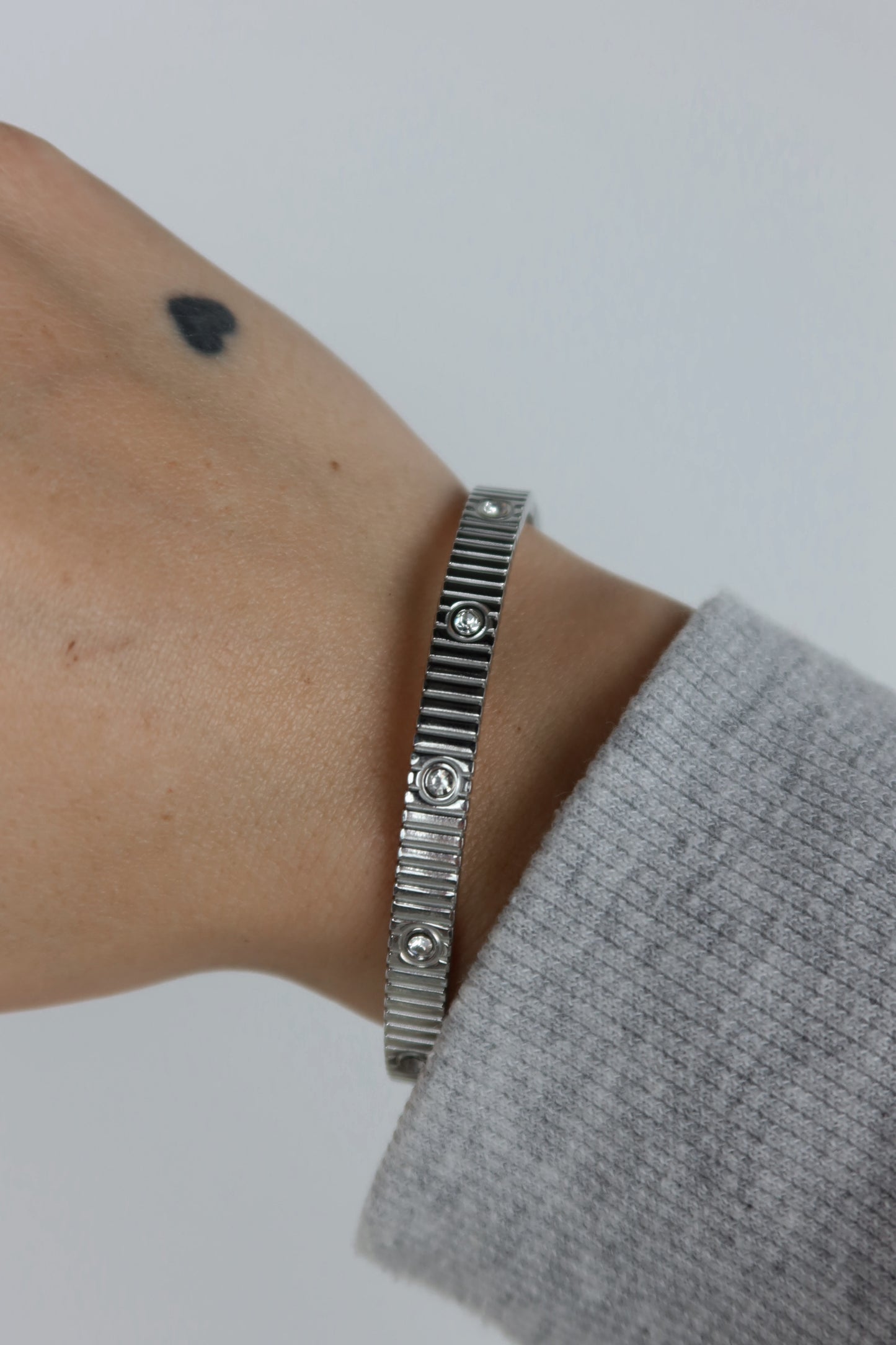 Bracciale Rigido Eternity Plissé