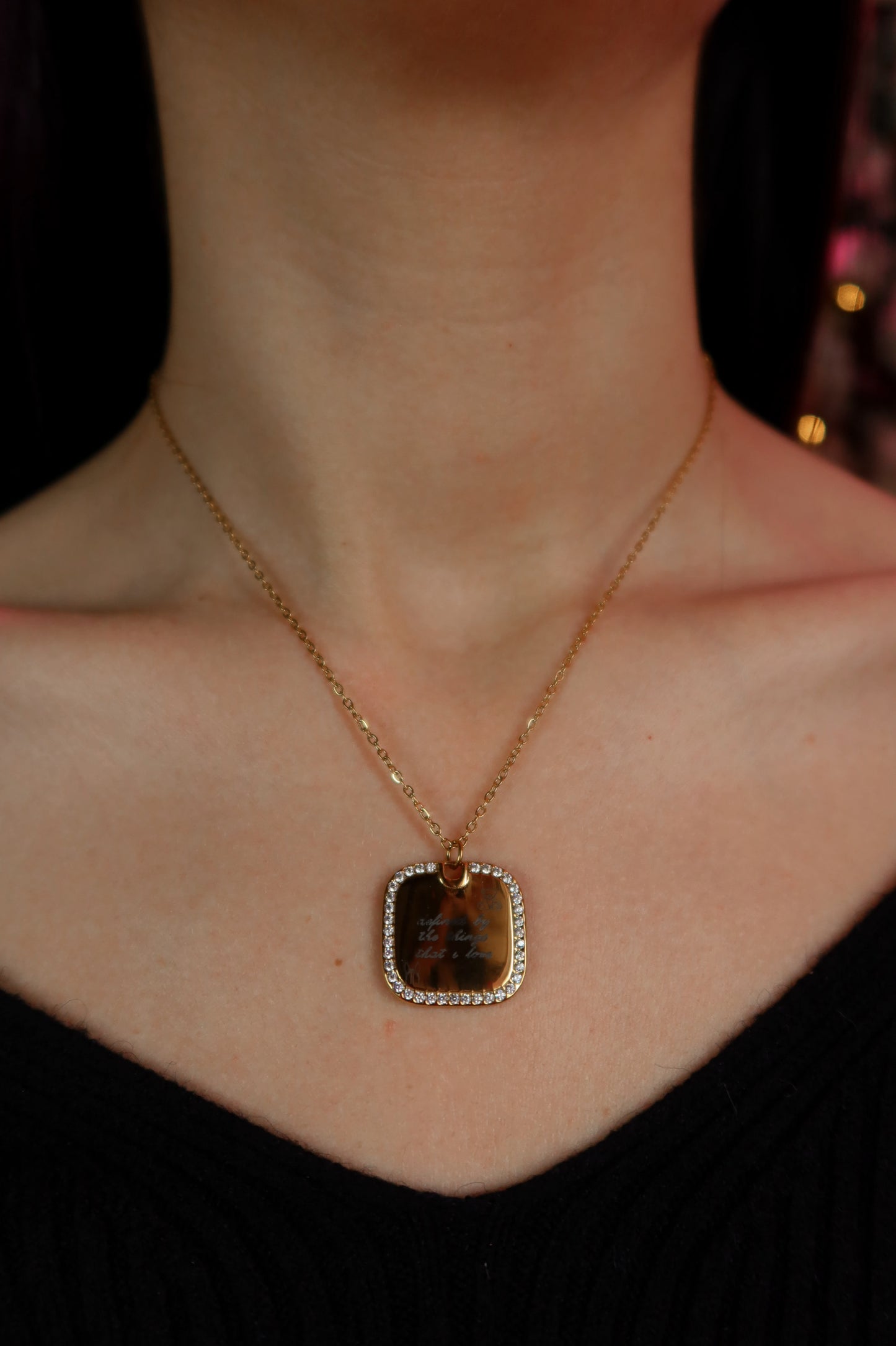 Collana Medaglia Personalizzabile