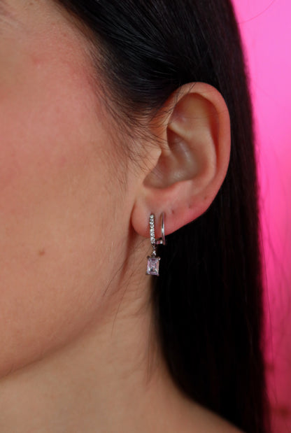Orecchini Dual Baguette