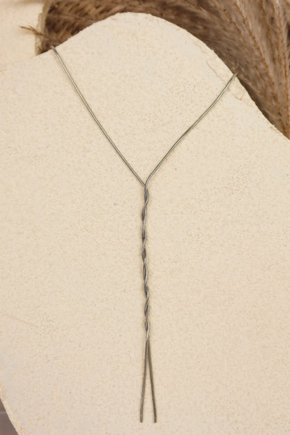 Collana Line Intrecciata