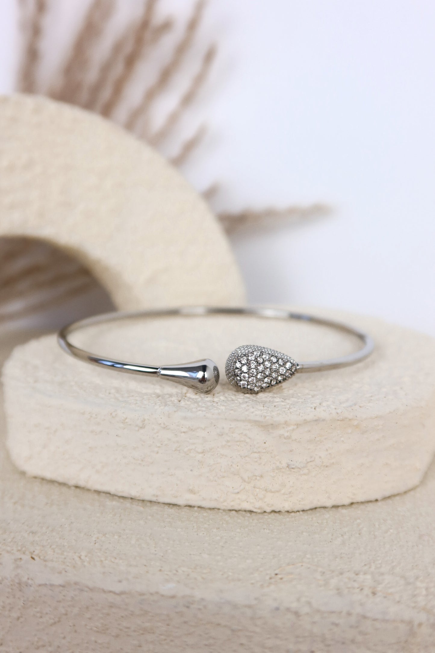 Bracciale Rigido Sparkling Teardrops