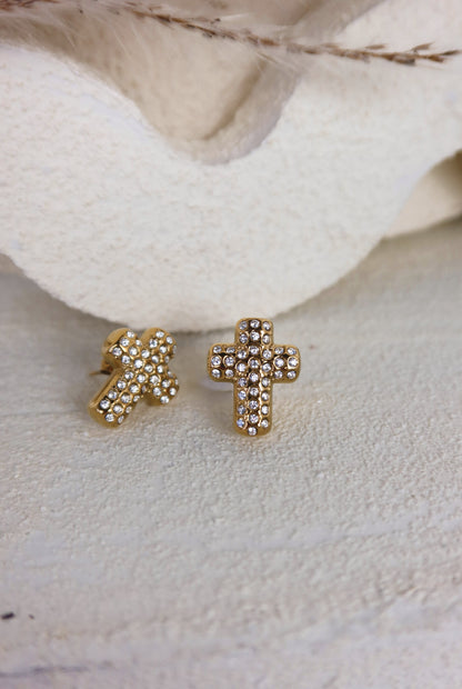 Orecchini Cross